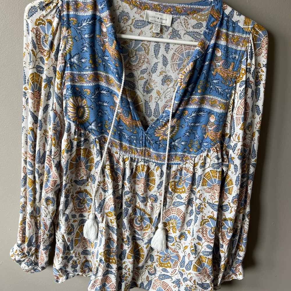 Lucky brand boho top